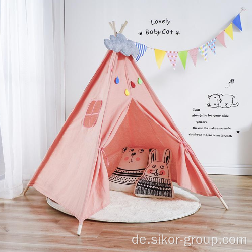 Kinderzelt Jungen und Mädchen Indoor Play House Small House Princess Castle Outdoor Picknick -Ausflug Zelt